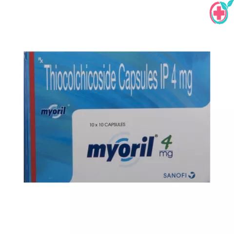 Myoril Capsules (Thiocolchicoside) | Effective Muscle Relaxant for Spasms, Stiffness, Cramping Relief