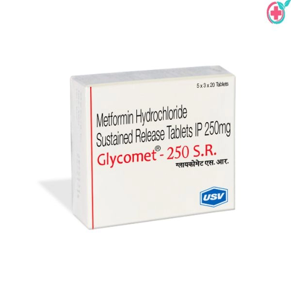 Glycomet Tablet (Metformin) Used to Treat Type 2 Diabetes Mellitus & Control High Blood Sugar Levels