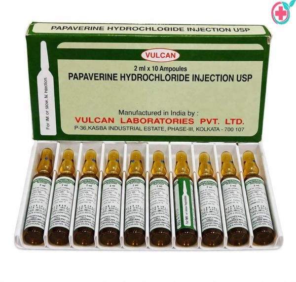 Papaverine Injection | Papaverine Hydrochloride Injection​ | Used to Treat Erectile Dysfunction (ED) in Men.