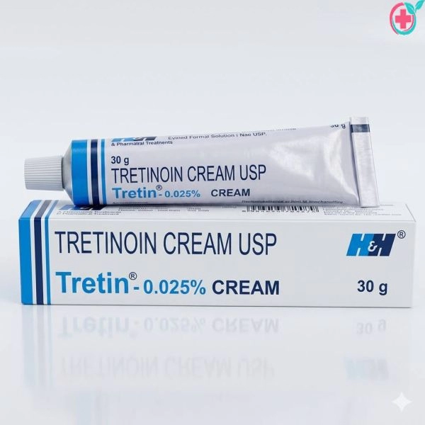 Tretin Cream (Tretinoin Cream) | Retin-A for Acne & Sun-Damaged Skin | Online Generic Medicine