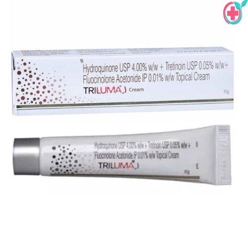 Tri Luma Cream (Hydroquinone + Tretinoin + Fluocinolone acetonide) - 4 %-0.05 %-0.01 %