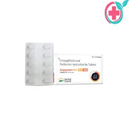 Empha M Empasmart-Met 12.5/500 Tablets (Empagliflozin & Metformin HCL)Empasmart ...