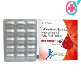 l-carnitine mecobalamin and folic acid tablets uses Mecobrook LC Tablet: Uses, Category, Safety Information Size:5 lb.