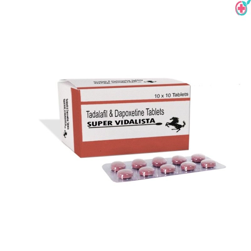 Super Vidalista (Tadalafil + Dapoxetine) Used to Treat Erectile Dysfunction (ED) & Premature Ejaculation (PE) in Adult Men Super Vidalista (Tadalafil + Dapoxetine) Used to Treat Erectile Dysfunction (ED) & Premature Ejaculation (PE) in Adult Men
