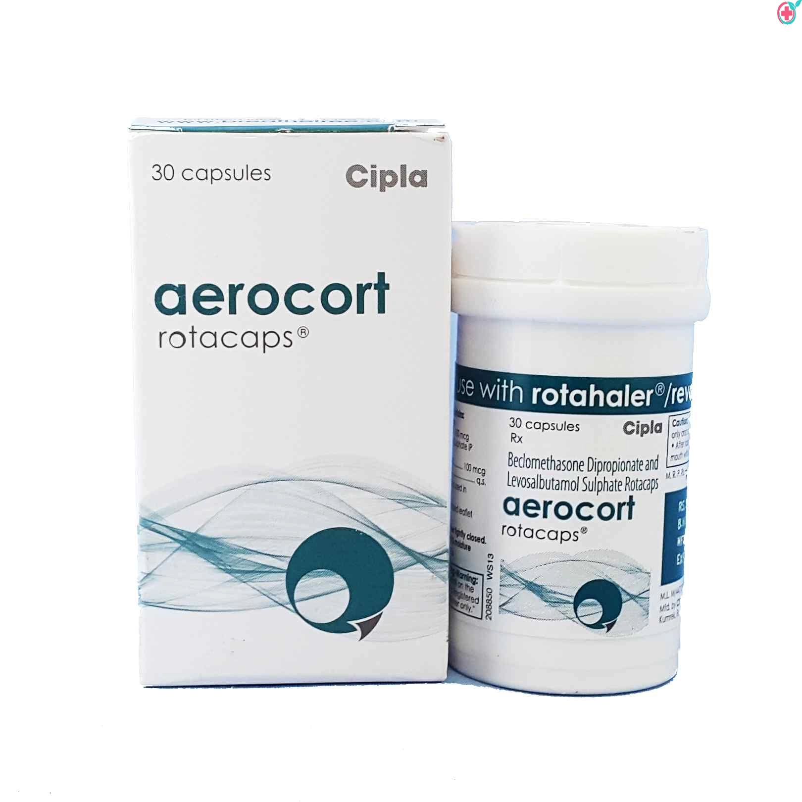 Aerocort Rotacaps (Beclometasone + Levosalbutamol) Used to Treat & Prevent Asthma, COPD, and Other Lung Problems