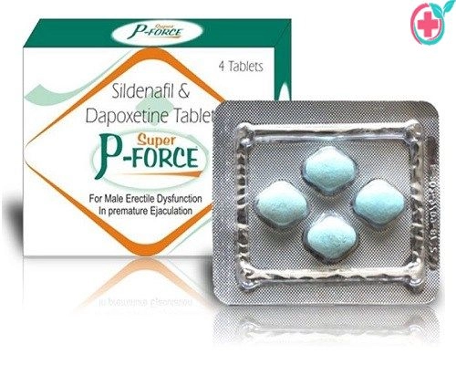 Super P Force Pills (Sildenafil Citrate + Dapoxetine) Used to Treat Erectile Dysfunction (ED) & Premature Ejaculation (PE) in Adult Men.