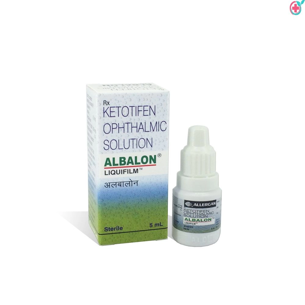Albalon Eye drop 5ml (Ketotifen 0.5mg) | Zaditor | Used to Relief Itchy, Red, and Irritated Eyes