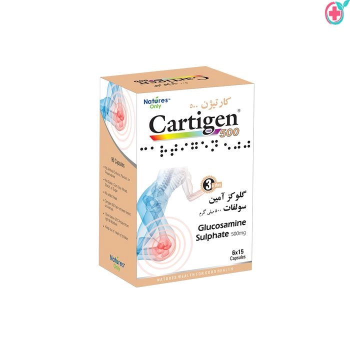 Cartigen 500 mg (Glucosamine Sulphate) Supports Joint Health, Rebuilds Cartilage, and Relieves Osteoarthritis Pain