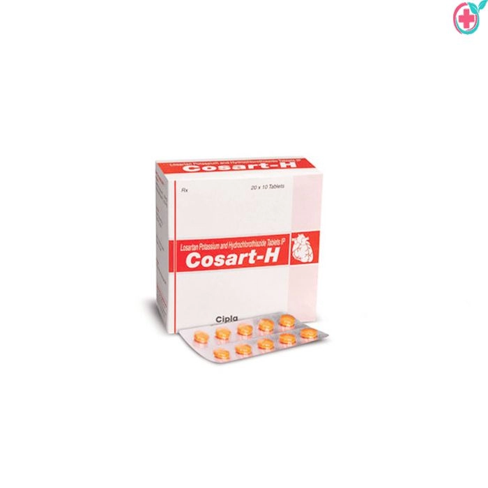 Cosart H (Losartan Potassium + Hydrochlorothiazide) | Hyzaar | Used to Treat High Blood Pressure and Reduce the Risk of Stroke/Heart Attack
