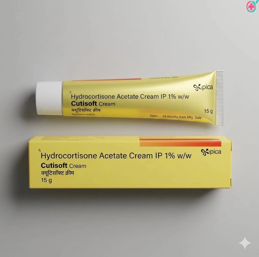 Cutisoft Cream (Hydrocortisone Cream) | Used to Treat Eczema, Itching, Swelling, Rashes, And Other Skin Conditions