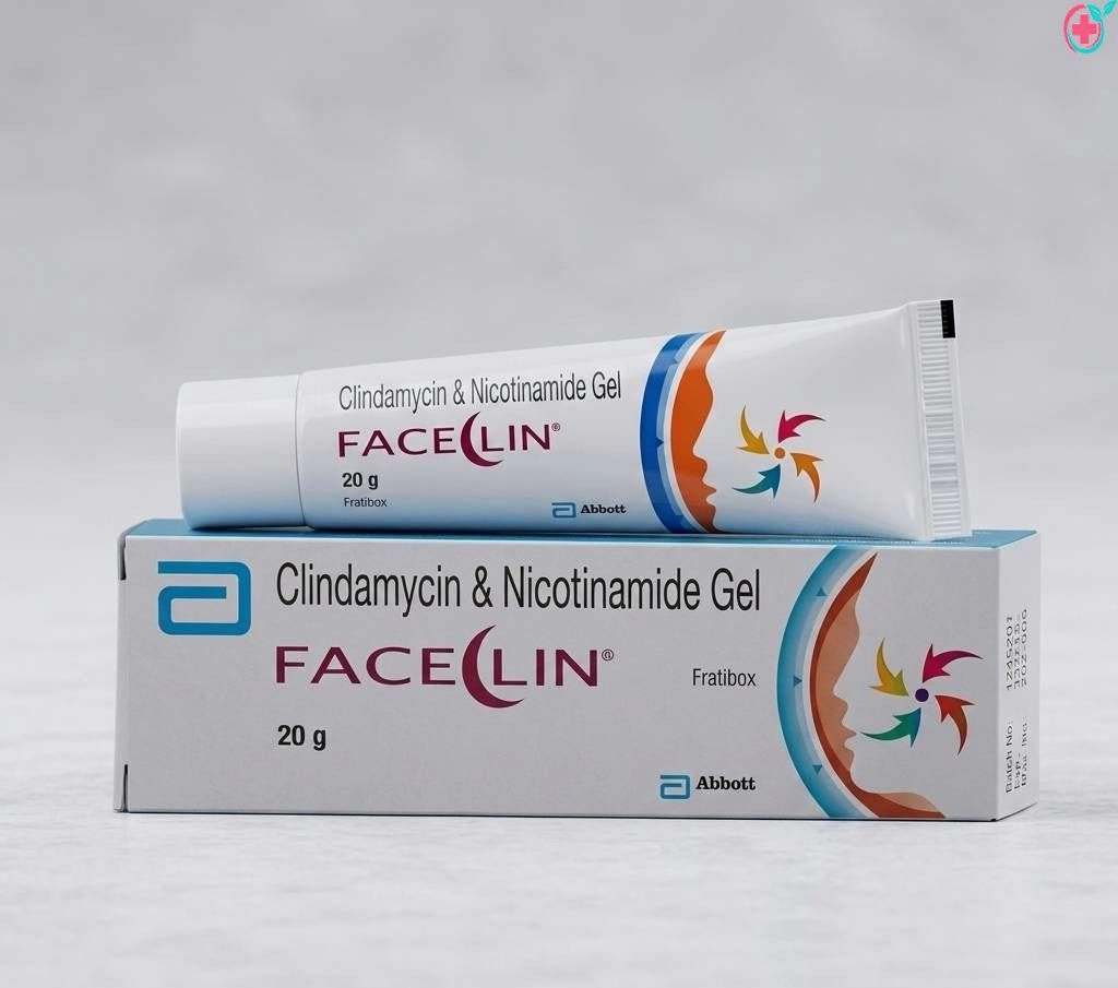 Faceclin Gel (Clindamycin and Nicotinamide Gel) | Advanced Acne Treatment Solution