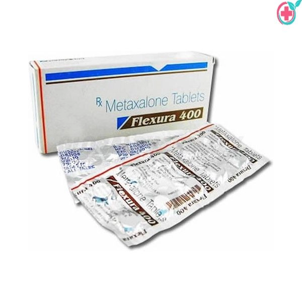 Flexura Tablet (Metaxalone) used to treat muscle spasm relief & muscle stiffness