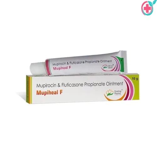 Mupiheal F Cream (Mupirocin + Fluticasone Propionate) Used to Treat Bacterial Skin Infections, Eczema, Psoriasis, and Dermatitis