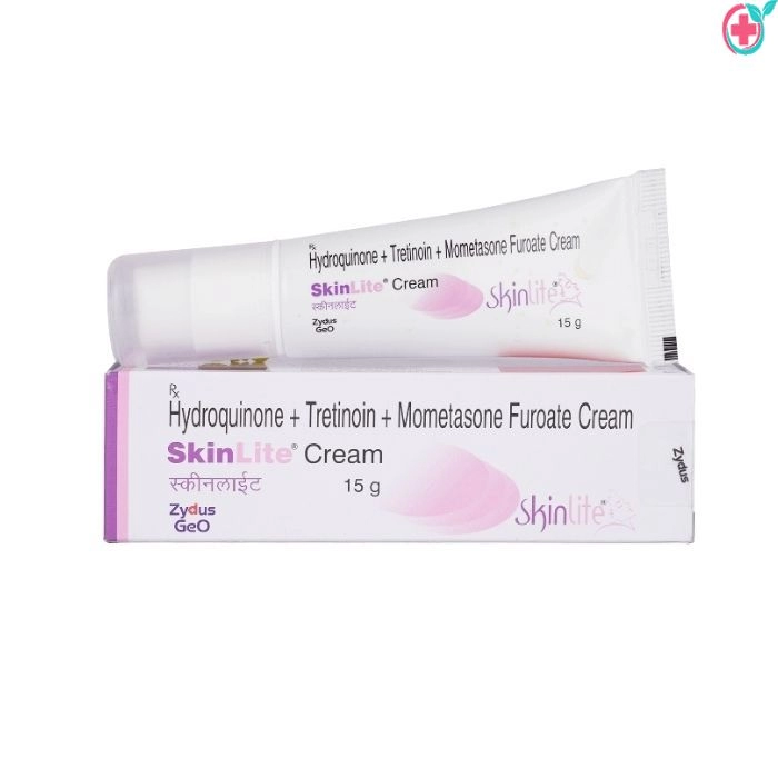 Skin Lite Cream Combination of Hydroquinone, Tretinoin and Mometasone Furoate Cream Used to Treat Melasma, Dark Spots, Hyperpigmentation