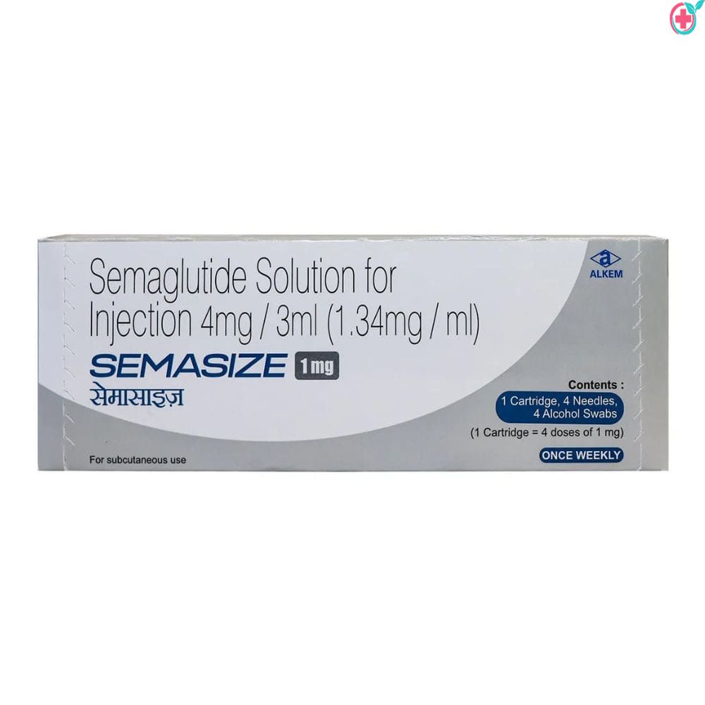 semaglutide 4mg 3ml Semasize 1mg Injection (Semaglutide): Check Details, Price, Uses, Side  Effects, Substitutes at Online Generic Medicine