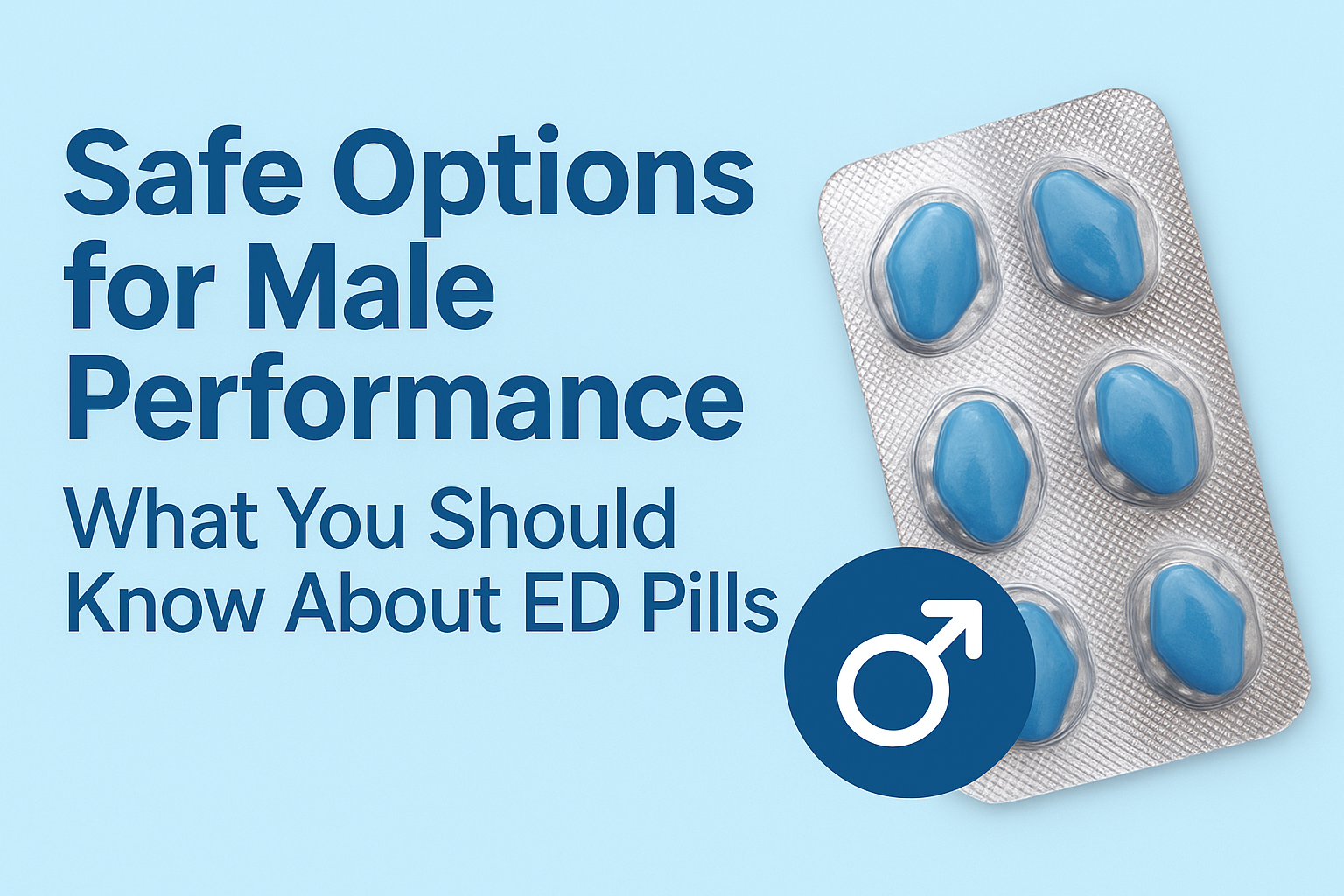 Safe Options for Men’s Health: Understanding ED Pills