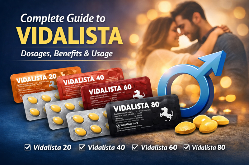 Comprehensive Guide to Vidalista: Dosages, Uses, Benefits, and Side Effects