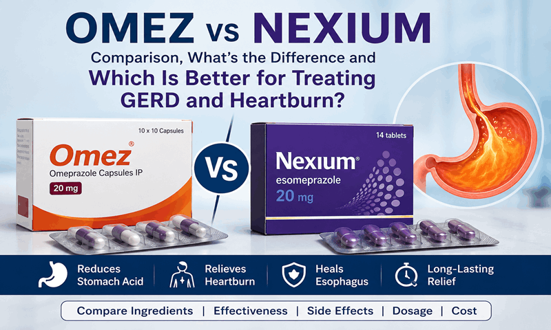 Omez vs Nexium